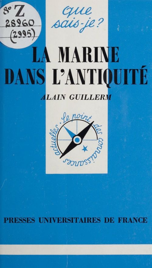 ebook cover of La marine dans l'antiquité, by Alain Guillerm