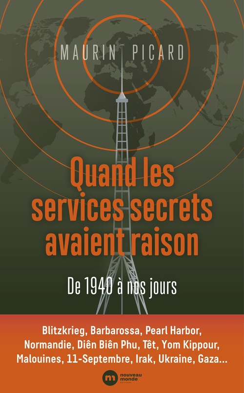 ebook cover of Quand les services secrets avaient raison, by Maurin Picard