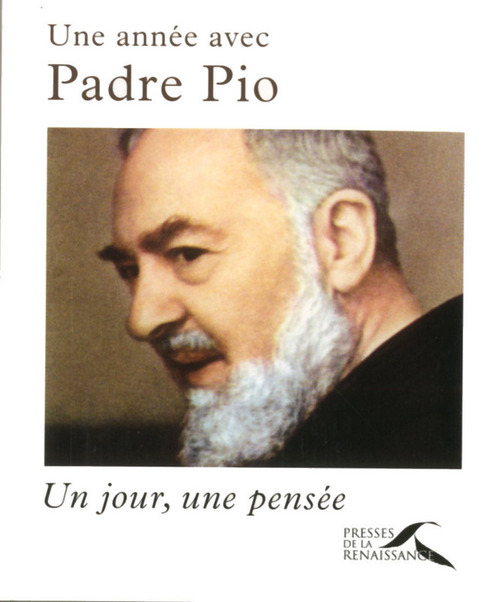 Couverture ebook de Une année avec Padre Pio, de Joachim Bouflet