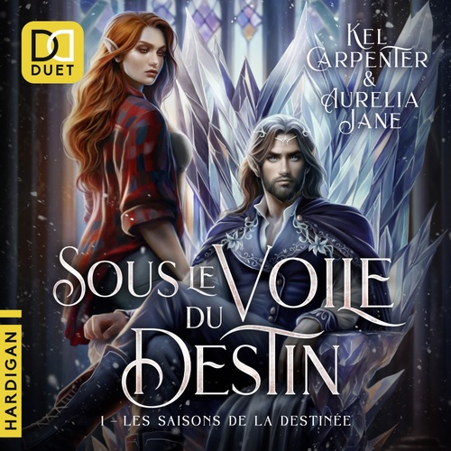 audiobook cover of Sous le voile du destin, by Kel Carpenter, Aurelia Jane