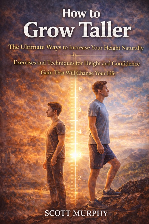 Couverture ebook de How to Grow Taller: The Ultimate Ways to Increase Your Height Naturally, de Scott Murphy