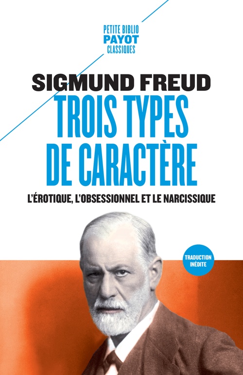 Couverture ebook de Trois types de caractère, de Sigmund Freud