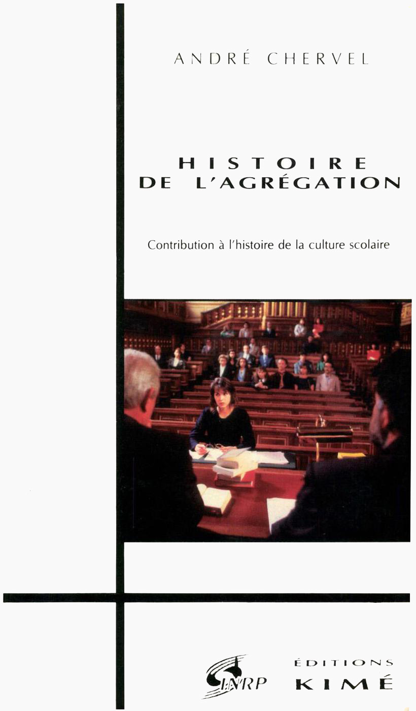ebook cover of HISTOIRE DE L'AGRÉGATION, by Chervel André