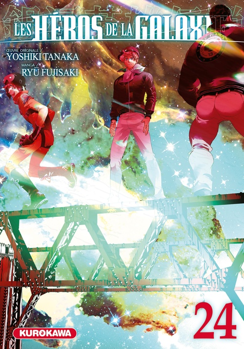 Couverture ebook de Les Héros de la Galaxie - Tome 24, de Ryû Fujisaki, Yoshiki Tanaka
