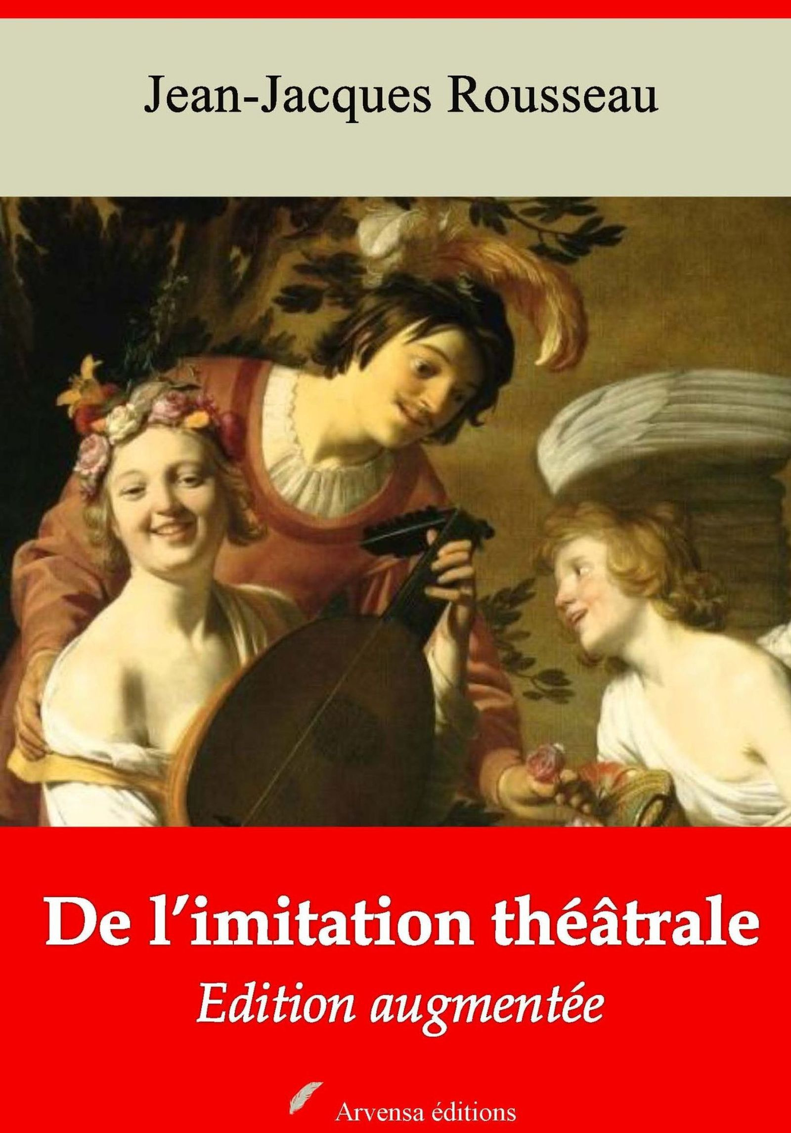 ebook cover of De l´imitation théâtrale - suivi d'annexes, by Jean-Jacques Rousseau