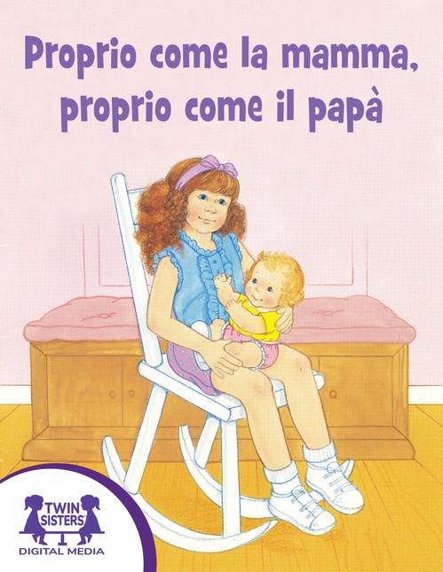 Couverture ebook de Proprio come la mamma, proprio come il papà, de M.C. Leeka
