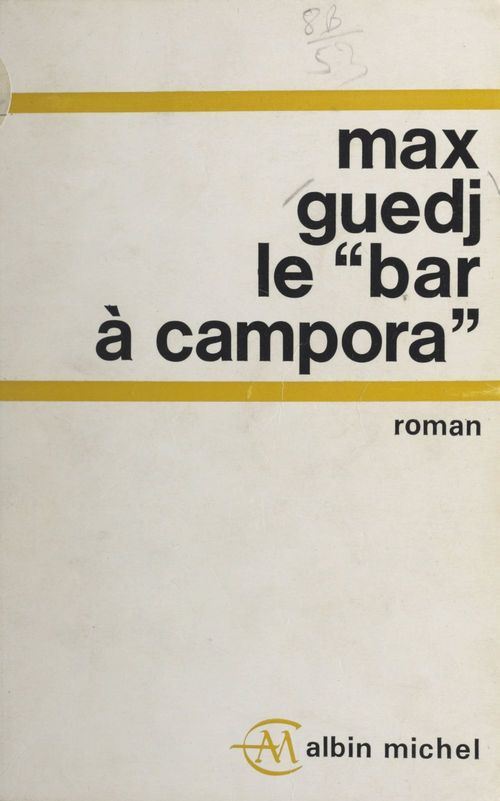 Couverture ebook de Le bar à Campara, de Max Guedj