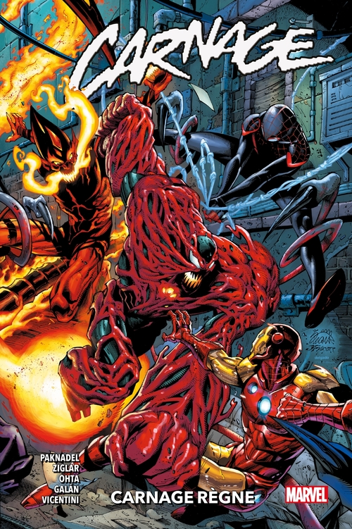 ebook cover of Carnage : Carnage règne, by Alex Paknadel, Cody Ziglar