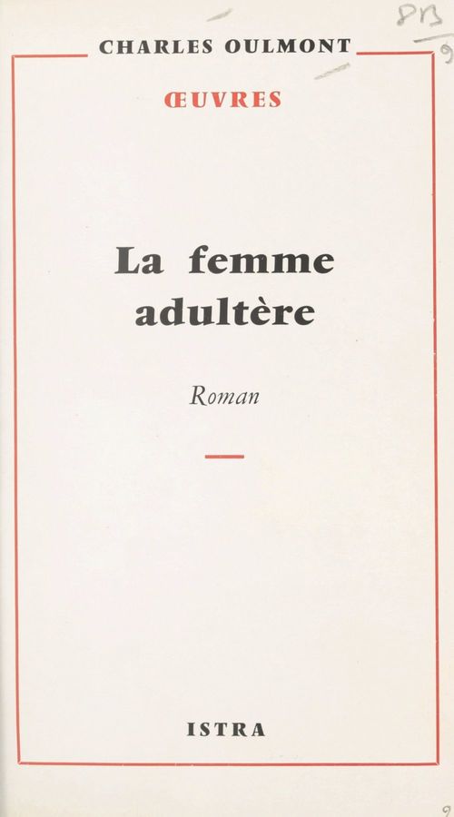 Couverture ebook de La femme adultère, de Charles Oulmont