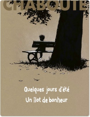 ebook cover of Quelques jours d'été + Un îlot de bonheur, by Christophe Chabouté
