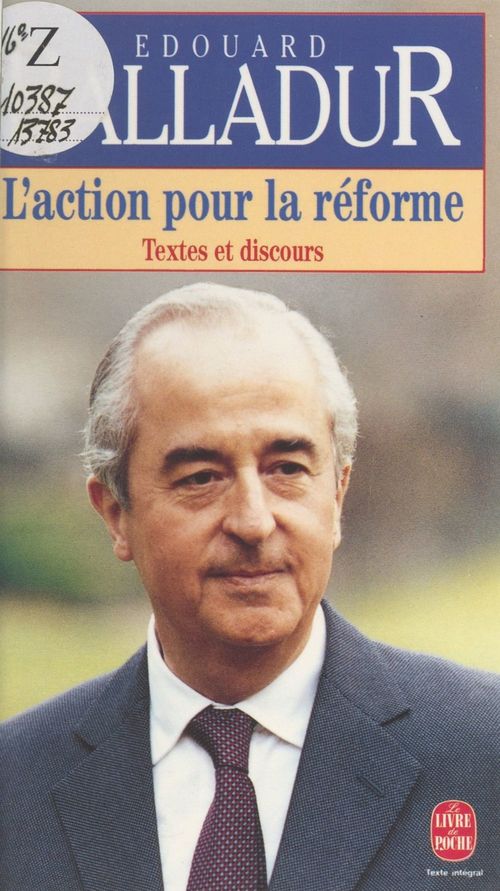 ebook cover of L'action pour la réforme, by Edouard Balladur