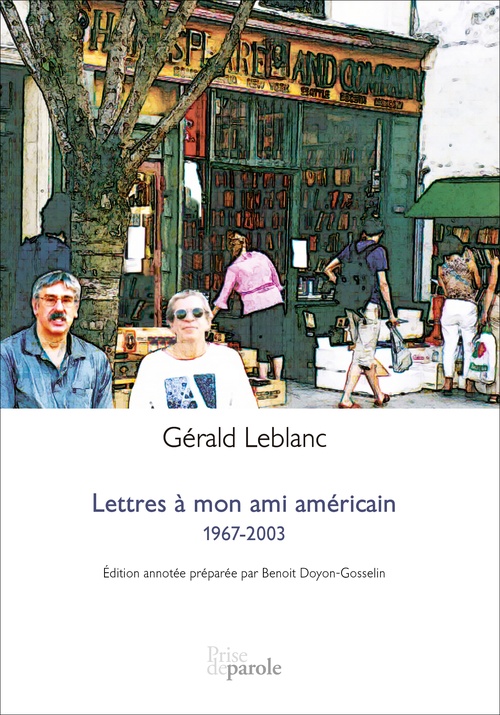 Couverture ebook de Lettres à mon ami américain : 1967-2003, de Leblanc Gerald