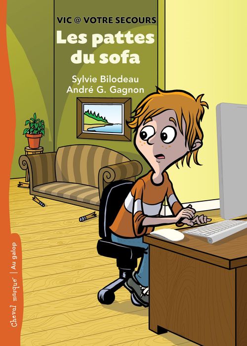 Couverture ebook de Les pattes du sofa, de Sylvie Bilodeau