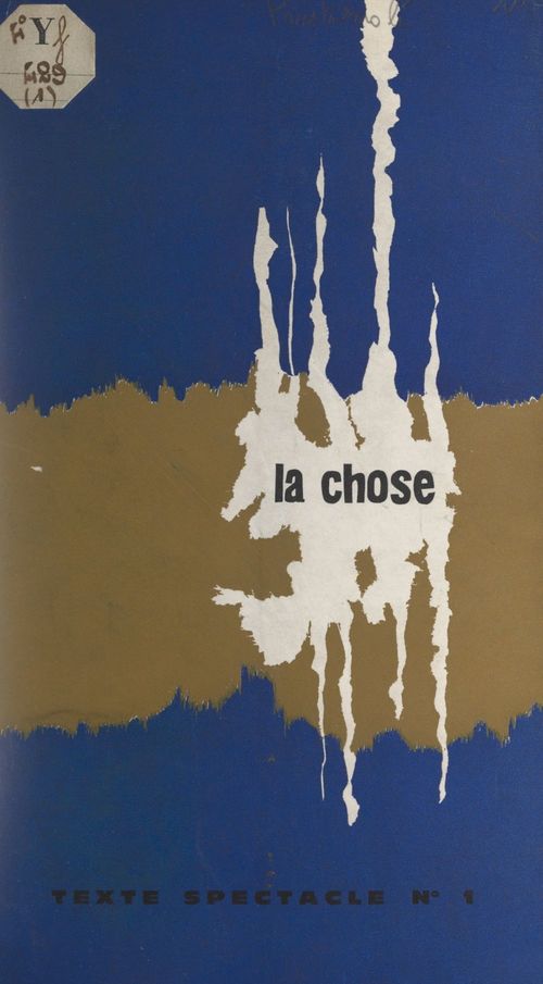 Couverture ebook de La chose, de Enrico Pontremoli, Eric Kahane