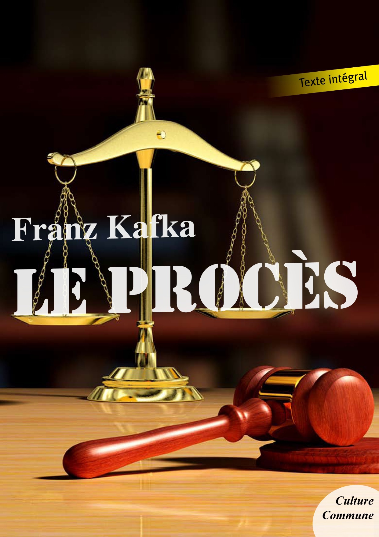Couverture ebook de Le Procès, de Franz Kafka