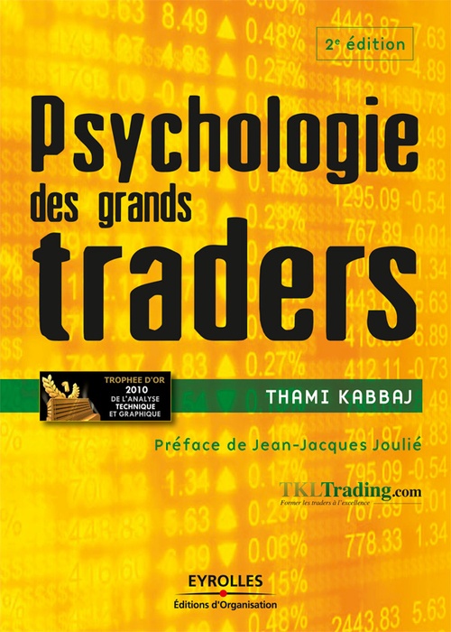 Couverture ebook de Psychologie des grands traders, de Thami Kabbaj