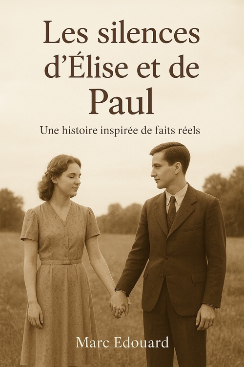 Couverture ebook de Les Silences d'Élise et de Paul, de Edouard Marc