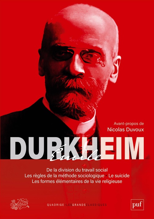 ebook cover of De la division du travail social, Les règles de la méthode sociologique, Le suicide, Les formes élémentaires de la vie religieuse, by Emile Durkheim