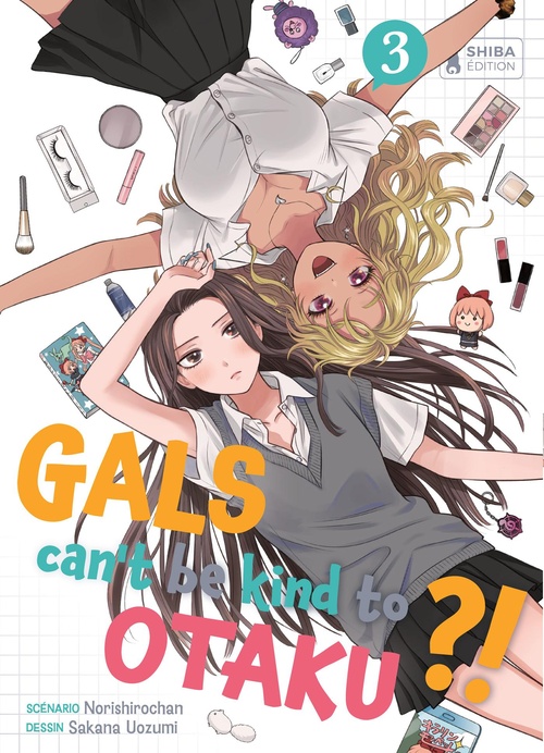 Couverture ebook de Gals can't be kind to Otaku ?! T03, de Norishirochan, Sakana Uozumi