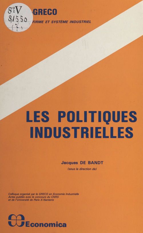 Couverture ebook de Les politiques industrielles, de Collectif