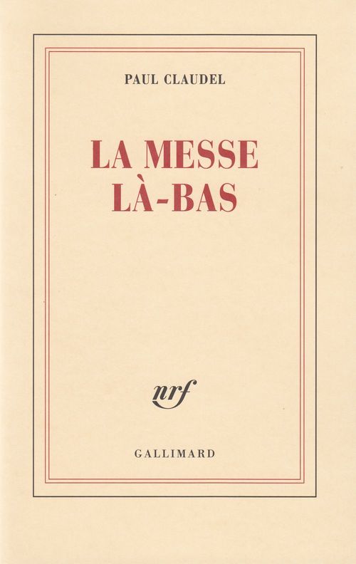 ebook cover of La Messe là-bas, by Paul Claudel