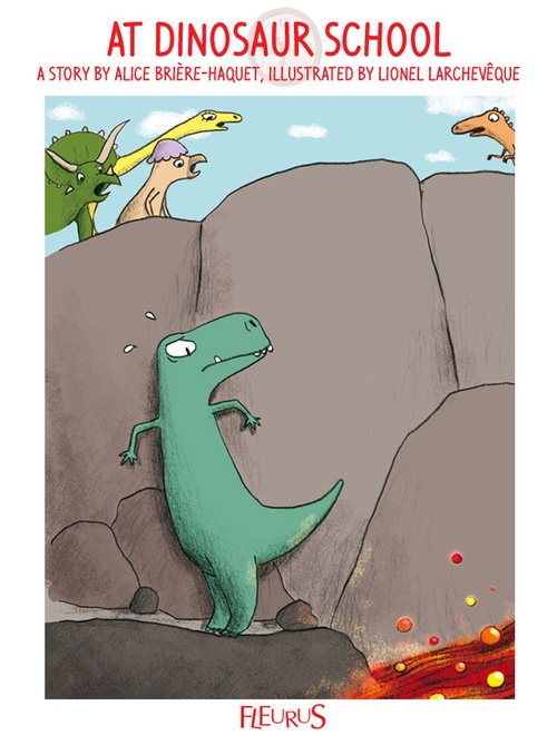 ebook cover of At Dinosaur School, by Collectif