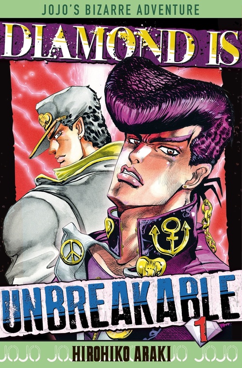 Couverture ebook de Jojo's - Diamond is unbreakable T01, de Hirohiko Araki