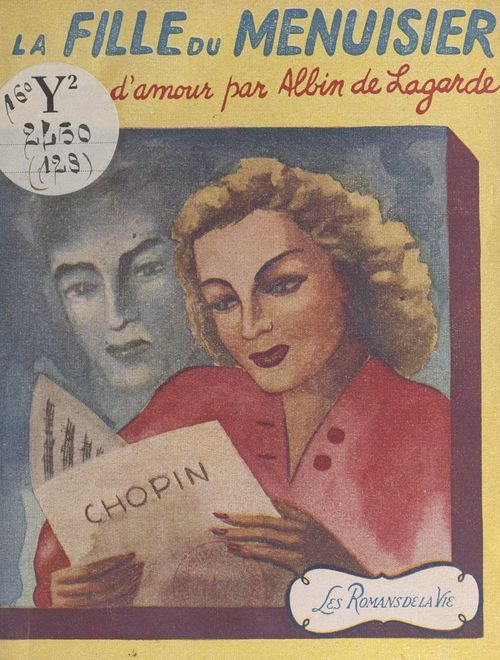 ebook cover of La fille du menuisier, by Albin De Lagarde