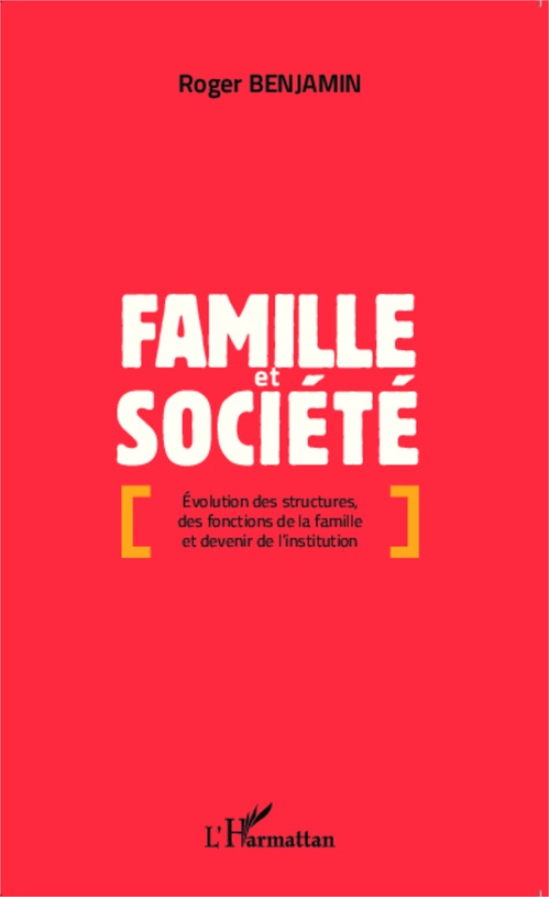Couverture ebook de Famille et société, de Roger Benjamin