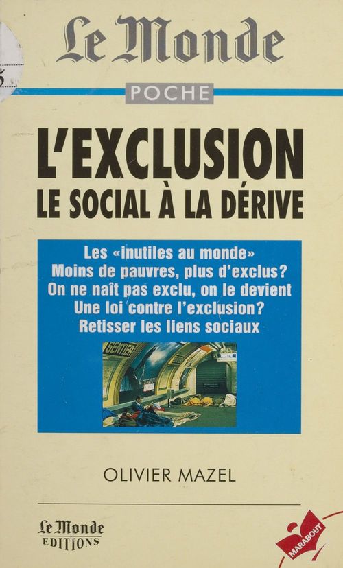 ebook cover of L'exclusion, by Olivier Mazel