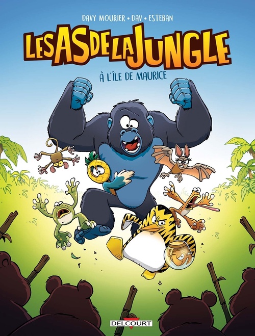 Couverture ebook de Les As de la jungle T01 - À l?île de Maurice, de Davy Mourier