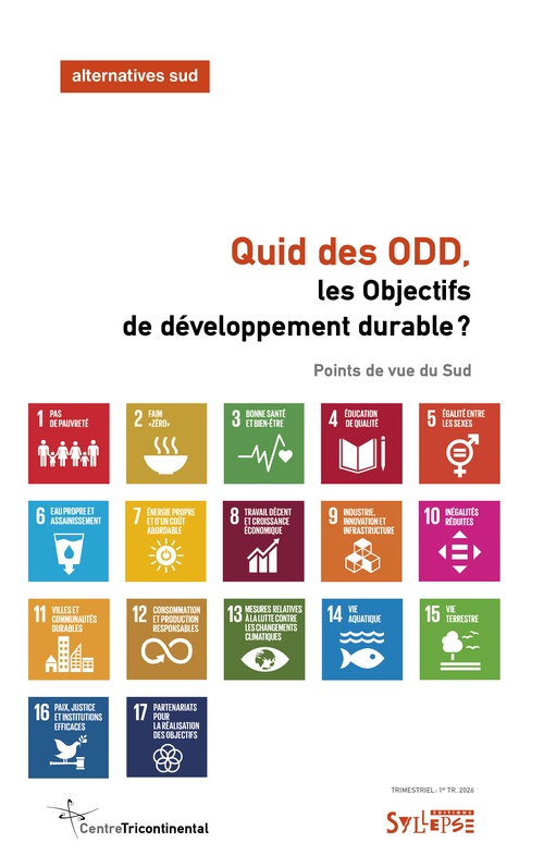 Couverture ebook de Quid des ODD, les objectifs de développement durable ?, de Bernard Duterme