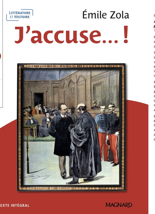 Couverture ebook de J'accuse... ! - Classiques et Patrimoine, de Emile Zola, Émile Zola