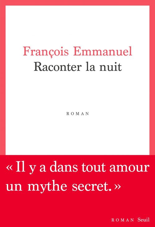 Couverture ebook de Raconter la nuit, de François Emmanuel