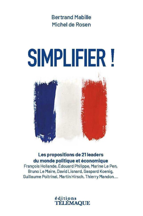 Couverture ebook de Simplifier !, de Bertrand Mabille, Michel de Rosen