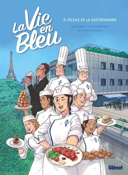 Couverture ebook de La Vie en bleu, de Cécile Barnéoud