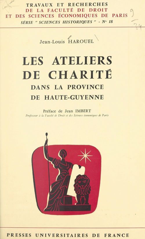 ebook cover of Les ateliers de charité dans la province de Haute-Guyenne, by Jean-Louis Harouel