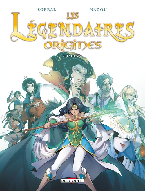 Couverture ebook de Les Légendaires - Origines T02 - Jadina, de Patrick Sobral, Nadou