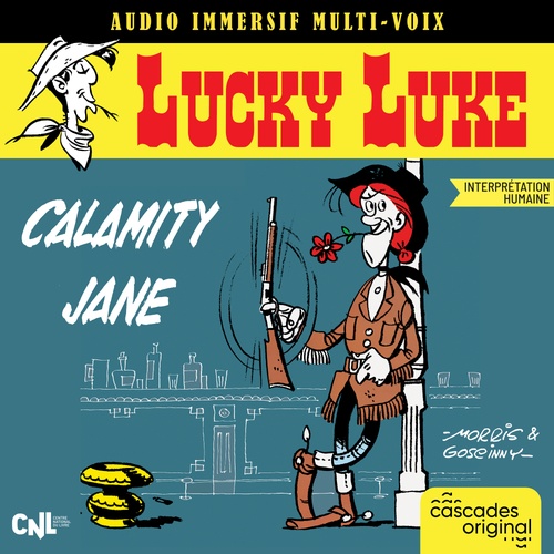 audiobook cover of Lucky Luke - Calamity Jane (Multi-Voix), by Morris, René Goscinny