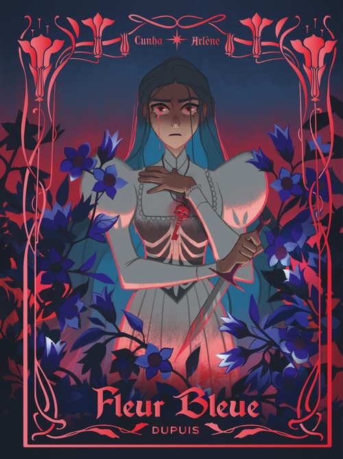Couverture ebook de Fleur Bleue, de Justine Cunha, Alexandre Arlène