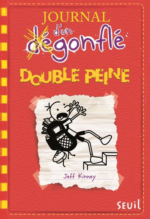 Couverture ebook de Double peine. Journal d'un dégonflé, tome 11, de Jeff Kinney