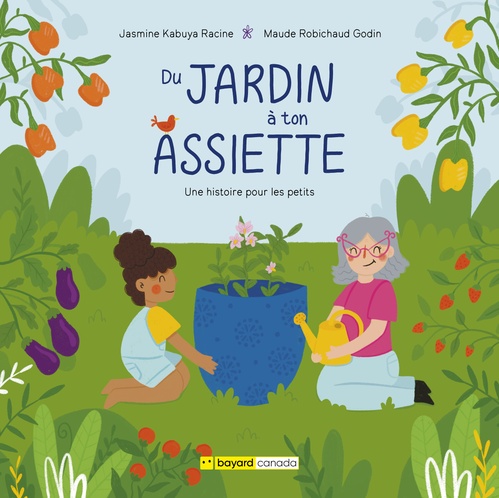 ebook cover of Du jardin à ton assiette, by Jasmine Kabuya Racine