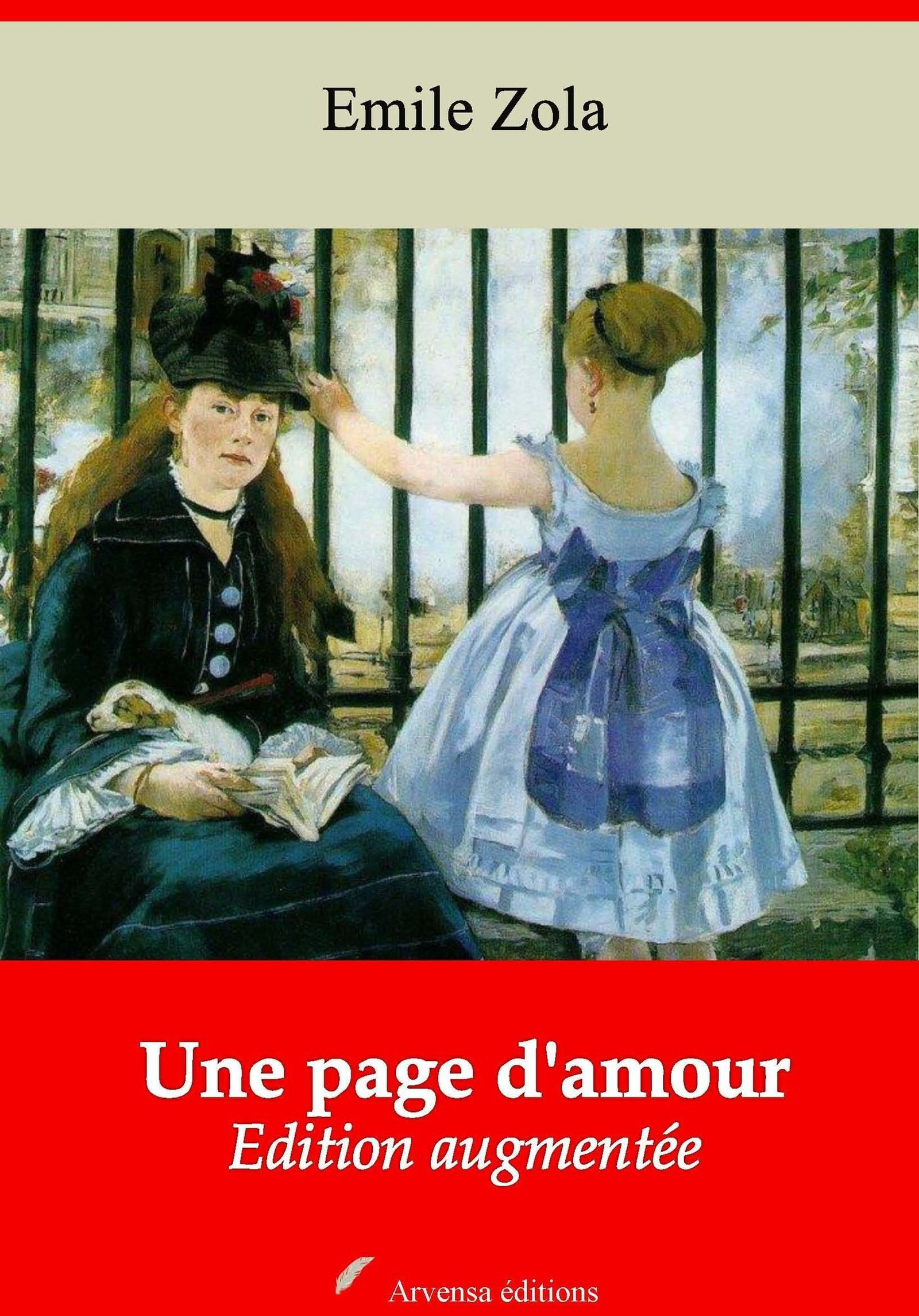 ebook cover of Une page d'amour - suivi d'annexes, by Emile Zola