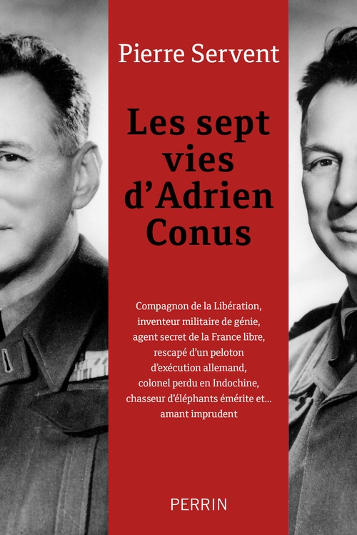 Couverture ebook de Les sept vies d'Adrien Conus, de Pierre Servent