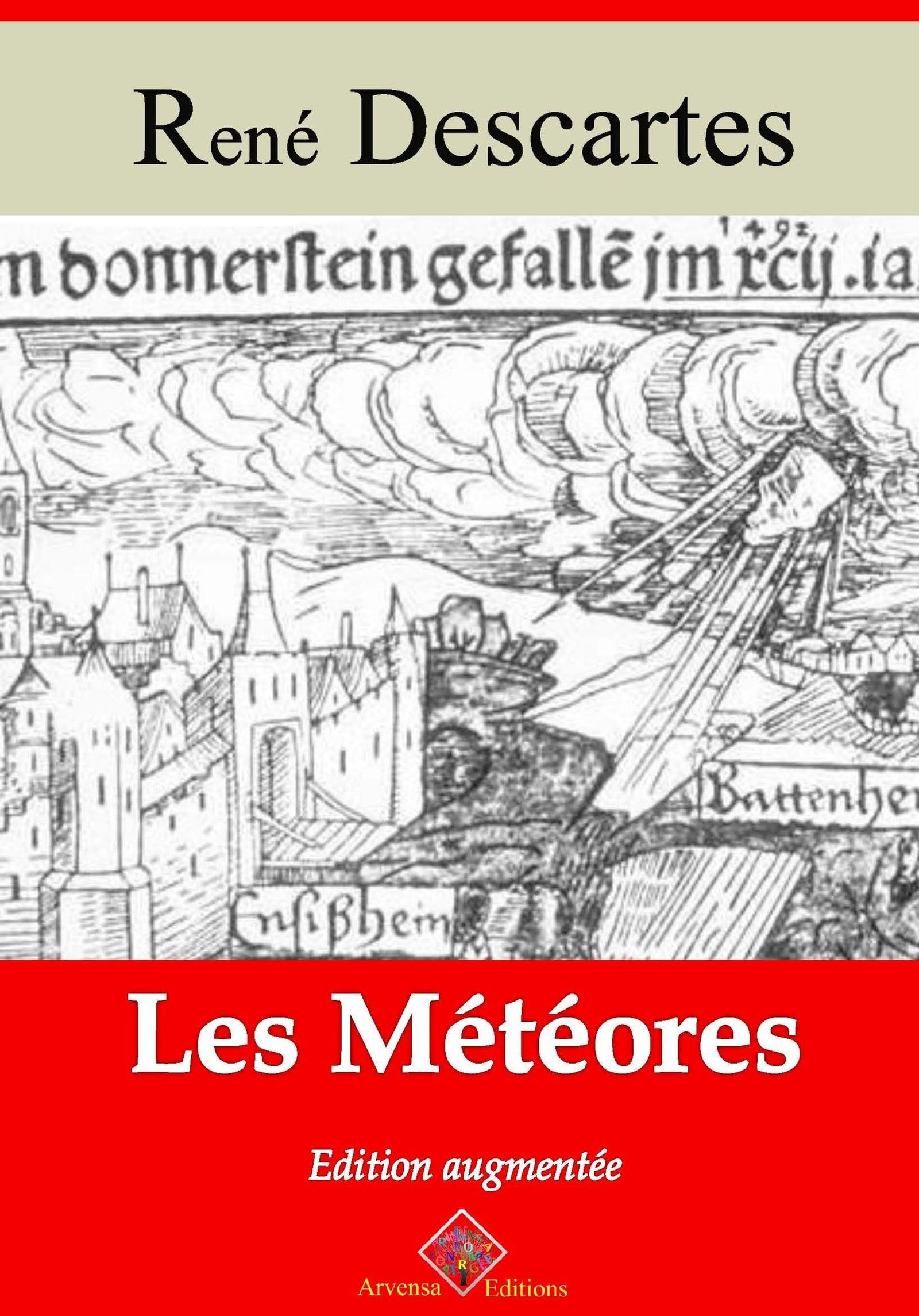 Couverture ebook de Les Météores - suivi d'annexes, de Rene Descartes