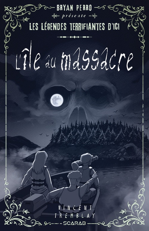 Couverture ebook de L'île au massacre, de Vincent Tremblay