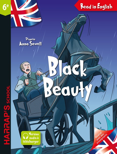 Couverture ebook de Read in English - Black Beauty - Niveau 6e, de Anna Sewell