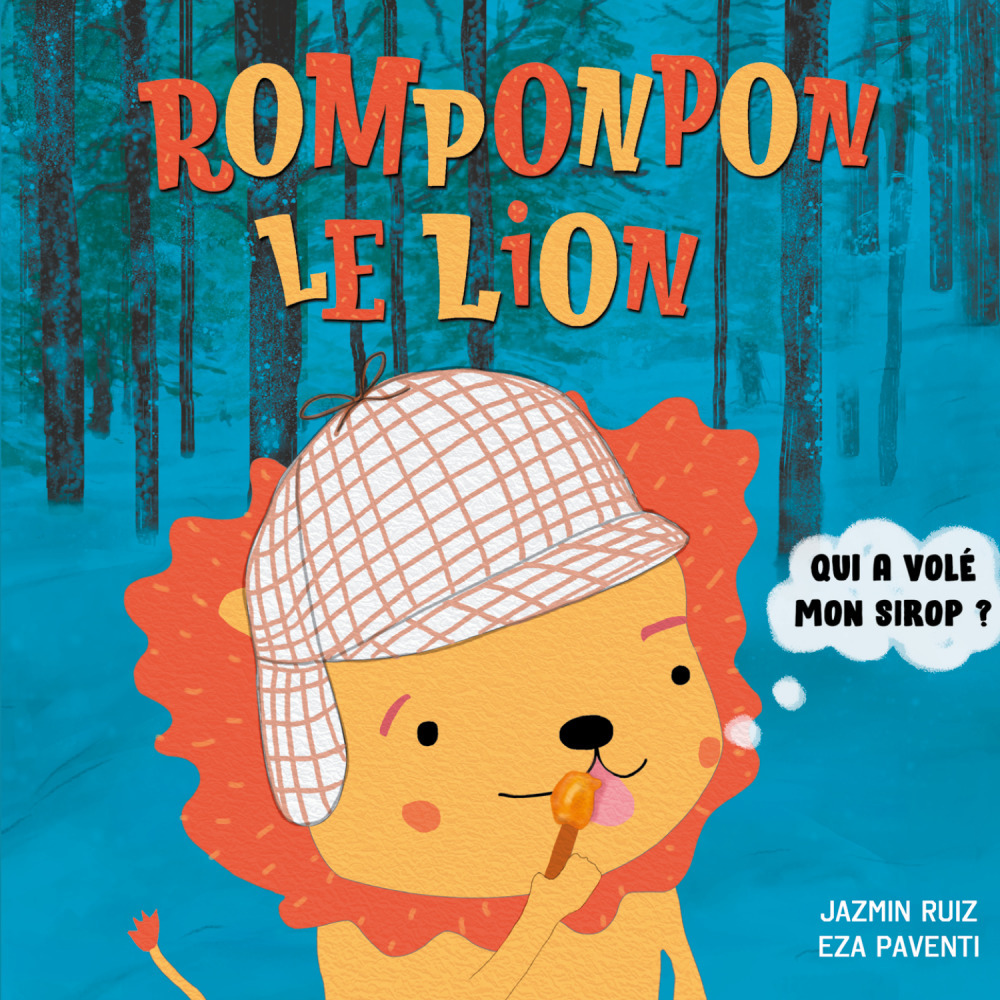 Couverture ebook de Romponpon le lion: Qui a volé mon sirop?, de Eza Paventi