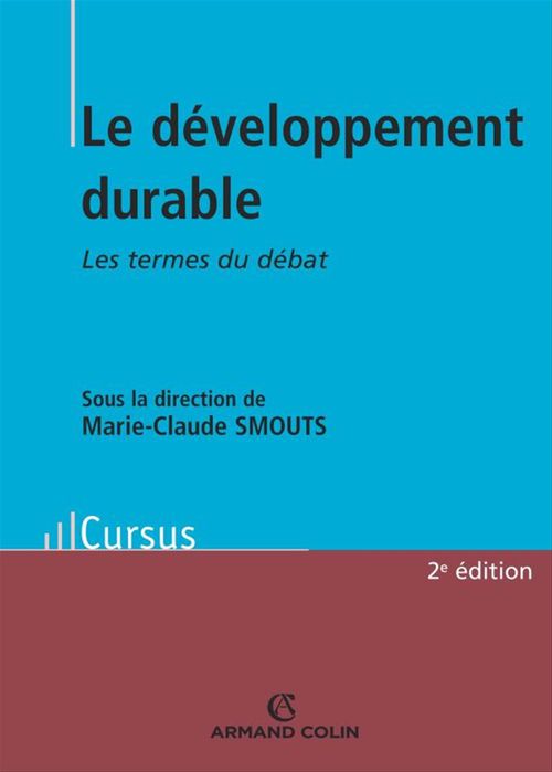 Couverture ebook de Le développement durable, de Smouts Marie-Claude