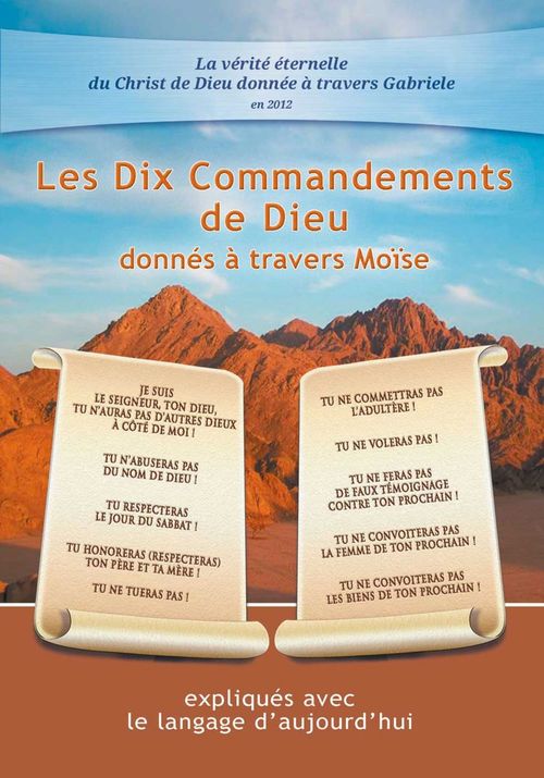 ebook cover of Les Dix Commandements de DIEU., by Gabriele